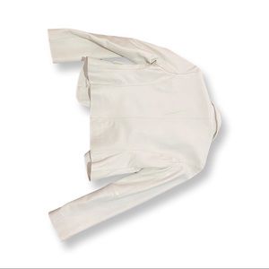 Women’s White leather jacket